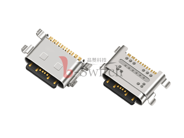 正压防水16Pin 沉板Type C母座