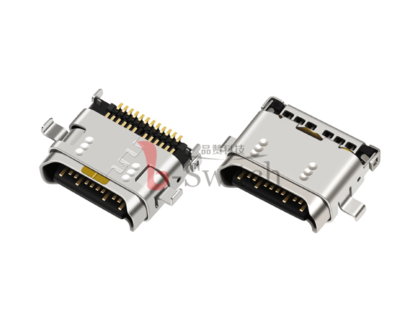 IPX7防水沉板24Pin Type C母座